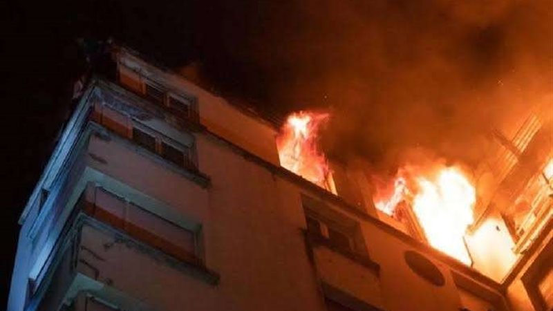 حريق شقة سكنية_ أرشيفية