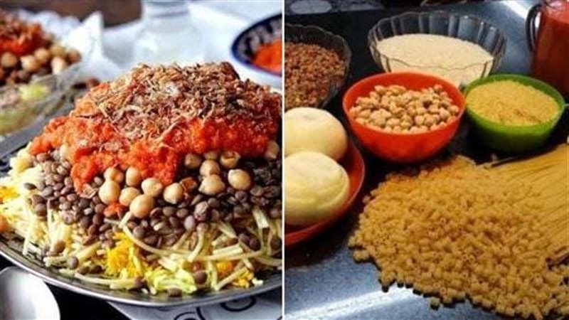 أصل طبق الكشري