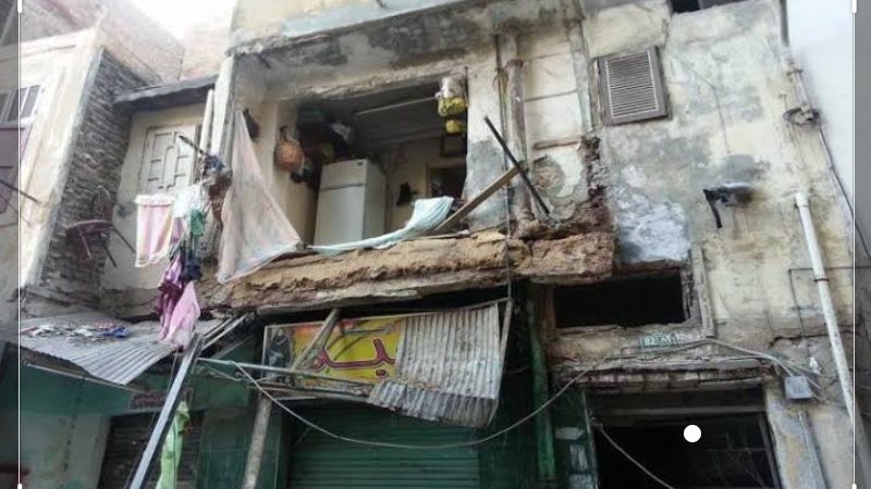 انهيار شرفة عقار