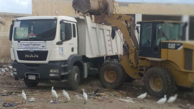 جانب من رفع تراكمات