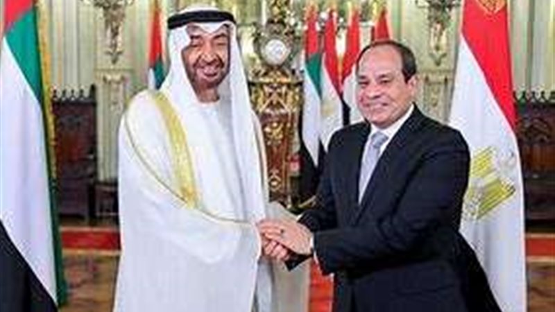 لقاء السيسي وبن زايد
