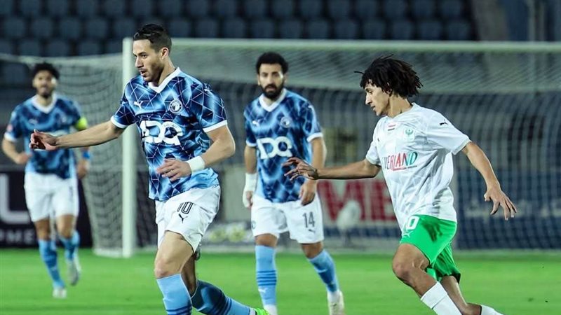 من مباراة المصري