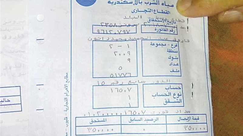 الاستعلام عن فاتورة