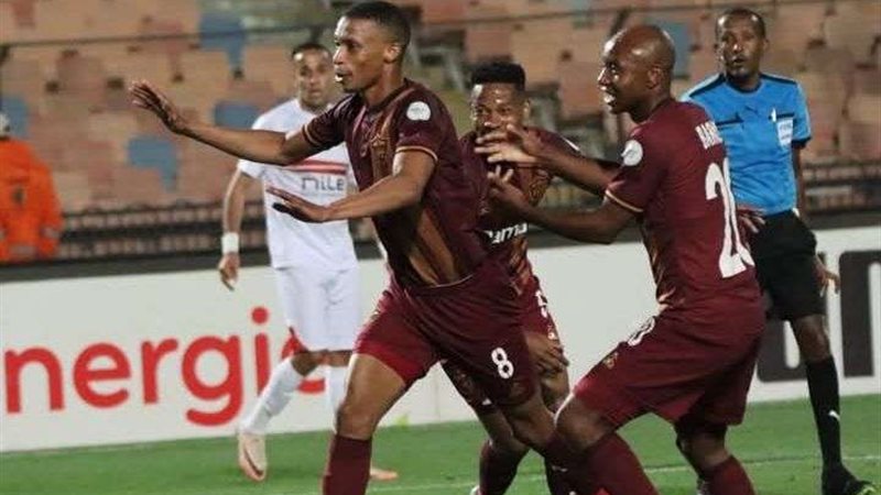 من مباراة الزمالك