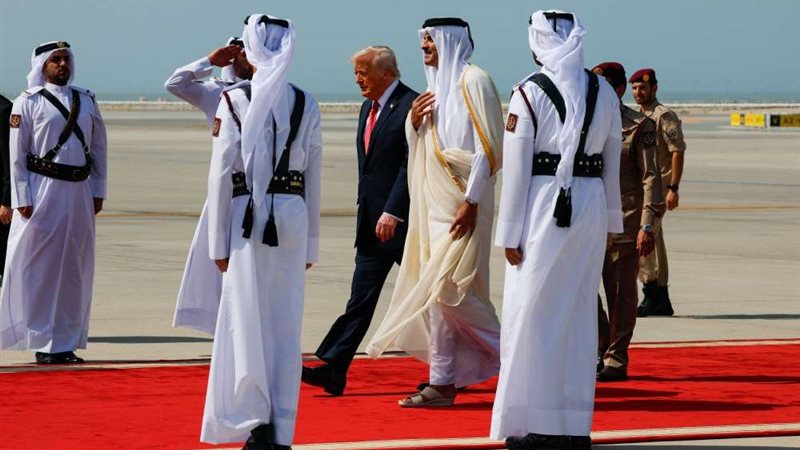 ترامب يصل قطر