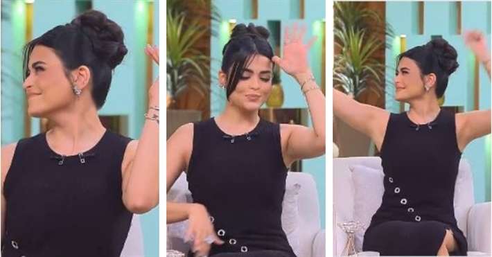 أسماء جلال تعيد تقديم مشهد رقصها من "أشغال شقة" في "معكم" 